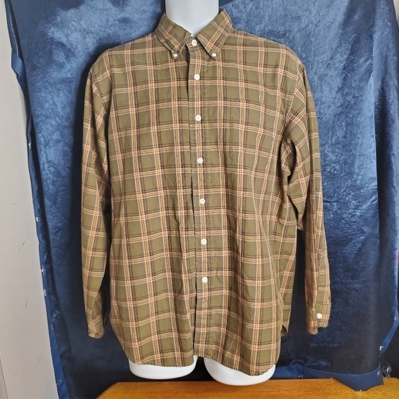 American Living Plaid Multicolor Button Up Shirt Men's Large - Picture 9 of 10